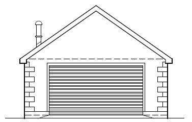 Robbies_Cottage_-_Garage_-_Front_Elevation